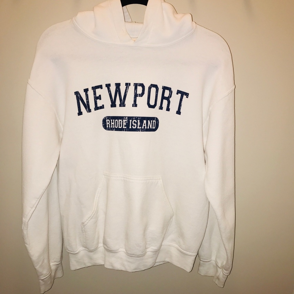 White Hooded Sweatshirt